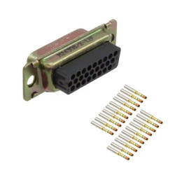 Złącze D-Sub 26-pinowe Żeński Kątowe Montaż na panelu raster 2.29mm