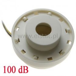 Buzer 12V z gener. ton przer./ciągły, głośny 100dB