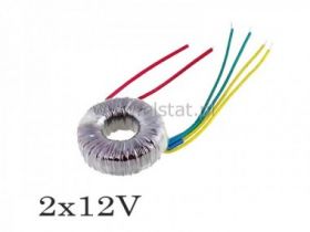 TST 20/004 trans. 20W 2x 12V 2x 0,83A toroidalny