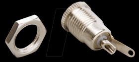 072342/L dc-socket 2,5/5,5mm, long thread