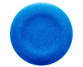 Wkładka do przycisku 22mm płaska niebieska bez opisu ZBA6