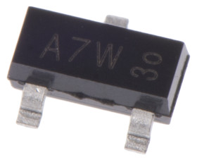 Dioda SOT-23 (TO-236AB) 215mA Montaż powierzchniowy 100VWysoka prędkość Połączenie silikonowe Szereg BAV99,215