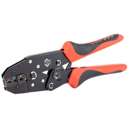 CK Tools T3682A Ratchet Crimping Pliers For Insulated Terminals 0.5 - 6.0mm&#xB2;