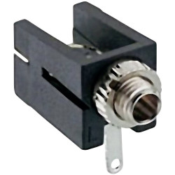 Lumberg 1501 09 Audio Jack Socket 2.5mm Mono 2-Pin Horizontal Mount