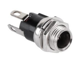 Gniazdo DC 5,5/2,1 do obud. przykręcane