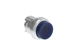 Metalowy przycisk podświetlany fi22mm dwustanowy wystający Niebieski LPSQL206