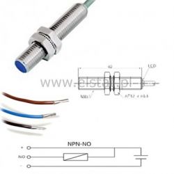 Czujnik indukcyjny LR08BF15DNO ( NPN, NO, 3P)