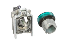 Lampka sygnalizacyjna 22mm zielona 24V AC/DC LED XB4BVB3