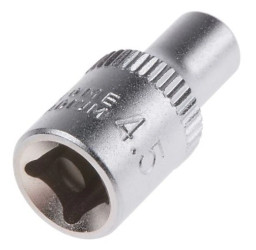 Nasadka sześciokątna z gniazdem 1/4 cala 4.5mm RS PRO