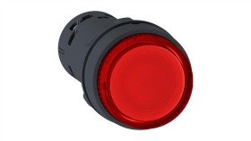 Przyc. Podśw. - Led - Z Powrot.-1Nc -Czerwony
