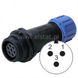 Złącze przemysłowe SP1311/S3-6 GN kabel ( 3P 8A)
