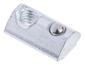 Część łącząca Nakrętka do rowków typu T Rozmiar rowka 5mm RS PRO Element mocowania i łączenia Rozmiar gwintu M4