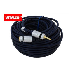 Kabel Jack 3,5 Wt-Gn 15m VITALCO DIGITAL, Przedłużacz Jack