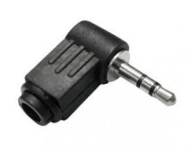 Wtyk jack 3.5 stereo kątowy
