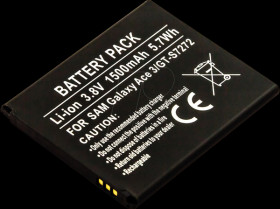 13208 Smartphone battery for Samsung devices, Li-Ion, 1500 mAh