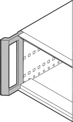 Uchwyt, typ: Uchwyt, do użytku z: Obudowy