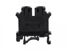 Złączka szynowa 1-torowa ZJU2-6/BK czarna R34RR-07010000445