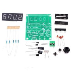 ZEGAR BIURKOWY LED 5V RED ZDSM 52x53mm