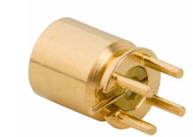 Złącze koncentryczne Montaż na płytce drukowanej Żeński 50Ω typ złącza Złącze SMP