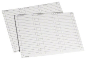 Hager ZZ90A Arkusze do etykietowania biały 1 szt.