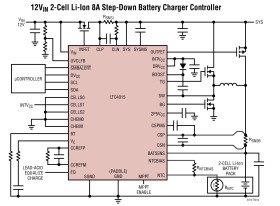 Multichemistry Buck Battery Charger Controller with Digital Telemetry System