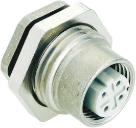 Gniazdo Din 4 -pinowe Żeński Montaż na panelu