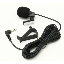 Mikrofon z klipsem na kablu 3m Jack 3,5 mono, do radioodtwarzaczy z BT