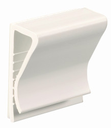 Spinka do kabli Samoprzylepny materiał: PVC Szary Zacisk do kabla płaskiego