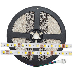 Taśma LED SMD5025 Dual Color.(IP 65 1m CCT WW/CW (1m-60LED) w silikonie