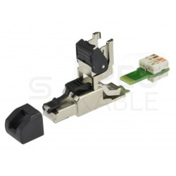 Wtyk beznarzędziowy RJ45 8P8C kat.6A ekranowany FTP Telegärtner