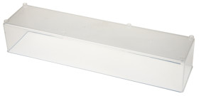 Skrzynka z przegródkami szerokość: 55mm wysokość: 47mm głębokość: 235mm PP Przezroczysty