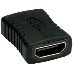 Roline 12.03.3151 Adapter HDMI Socket To HDMI Socket Black For Audio &amp; Video