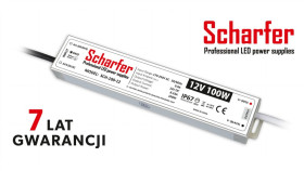 Zasilacz Led Hermetyczny 12V 100W Scharfer 7Y