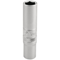 Draper Expert 16528 1/4&quot; Sq. Dr. 6 Point Deep Socket (8mm)