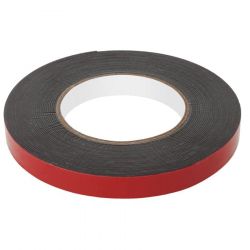 Taśma piankowa dwustronna 1 mm x 15 mm x 10 m czarna