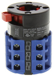 Przełącznik krzywkowy 3-pozycyjny Kraus & Naimer 3P 60° 20A