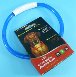 OBROŻA ŚWIECĄCA 50cm NIEBIESKI