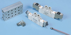 Płyta przyłączeniowa modułowa 2-drogowa G 1/4, G 1/8 1/4in G SMC