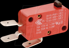 01005.1105-03 Mikroschalter Stössel, 1 NC, 4,2 N