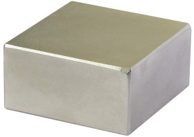 Magnes neodymowy, typ: Blok, siła pociągowa: 40.1kg, mocowanie: Brak, dł.: 50mm, gr.: 12.5mm