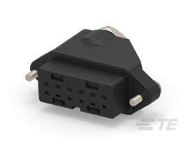 Wzmocnione złącze zasilania 6-pinowe TE Connectivity 7A 500 V AC Żeński