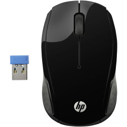 HP 3FV66AA#ABB Mouse Optical Black 3 Buttons 1300 dpi Keyboards Mice