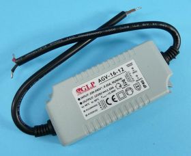 12V/1,33A/16W AGV-16-12 LED IP40 PLASTIC