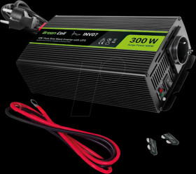 INV07 Inverter, sine wave, 12 V, 300/600 W