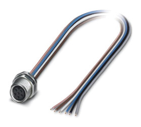 Przewód czujnik-siłownik Złącze A M8 liczba rdzeni 6 długość 500mm Rodzaj A Żeńskie