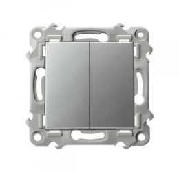 SZAFIR Łącznik podwójny schodowy srebrny ŁP-10Z/m/18