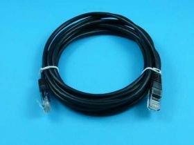 UTPL 5e 3,0mb CZARNY PATCHCORD