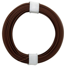 Donau 118-8-D Strand 10m 1 x 0.14mm&#xB2; Dark Brown Electronics Use