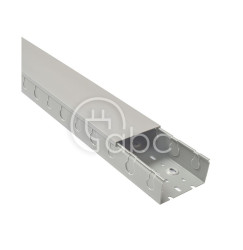 Korytko kablowe pełne perforowane TPD, 100x50x2000 mm, szare PVC, B08214