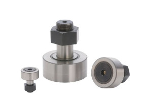 Popychacz, Cylindryczne końcówki ślizgowe z rolką, śr: 30mm, dł: 100mm, otwór: 17mm